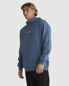 <b>Men</b> Blue Printed Hoodie Fleece Pullover Sweatshirt Casual Cotton <b>Long</b> <b>Sleeve</b> Hooded <b>Top</b> Warm Winter Streetwear Fashion Outfit - Product Image 2