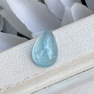 2.70กะรัตพลอยสีฟ้าลูกแพร์ธรรมชาติอัญมณีทรงหลวมพร้อมความมันวาวที่ดีสำหรับการทำเครื่องประดับ - Product Image 1