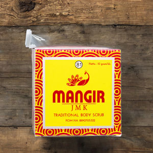 Exfoliante Corporal Herbal Tradicional Mangir con Cúrcuma, Vetiver y Flores Secas para el Cuidado Personal en el Mercado Global, Bienestar - Product Image 3