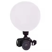 30Cm Xách Tay Kép Mục Đích 2 Trong 1 Màu Xám Thẻ Khuếch Tán + Softbox Vòng Trên Máy Ảnh Speedlite Ánh Sáng Đèn Flash Cân Bằng Trắng Mềm Hộp - Product Image 3