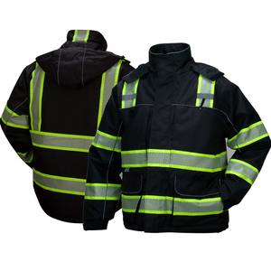 Chaqueta de Trabajo de Poliéster 3 en 1 de Primera Calidad, Transpirable, Impermeable, Ignífuga, Antibacteriana, con Capucha Integrada - Product Image 5