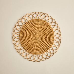 Delightful Rattan <b>Round</b> <b>Placemat</b> Handmade Wicker Table Mat Decorative <b>Placemat</b> For Table Setting Home Decor Vietnam Wholesaler - Product Image 6