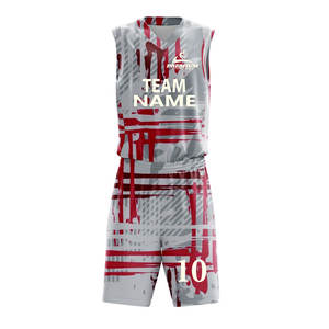 Nuevo Diseño de Camiseta y Pantalones Cortos de Baloncesto, Uniformes de Baloncesto Reversibles Sublimados Personalizados para Hombre - Product Image 6