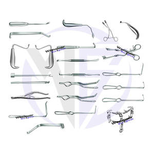 ชุดเครื่องมือผ่าตัดศัลยกรรมตกแต่งใบหน้าและขากรรไกร 23 ชิ้น/ชุด สำหรับการผ่าตัดช่องปากและใบหน้า วัสดุเกรดสแตนเลส - Product Image 1