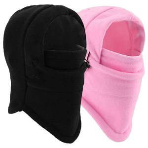 Balaclava écologique OEM ODM personnalisée de haute qualité, masque de vélo noir, masque de conduite unisexe, capuche chaude - Product Image 5