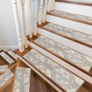 Tapis imprimé bohème aux tons doux, lavable en machine, épais, facile à nettoyer, Goblen - Product Image 4