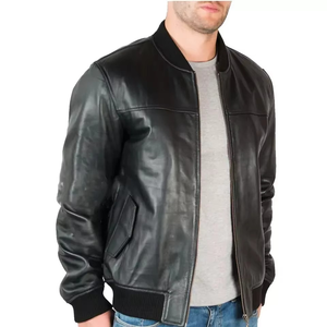 Blouson d'hiver en cuir pour homme, personnalisable, faible MOQ, respirant, en toile, col montant, coupe-vent à capuche, haute qualité, séchage rapide - Product Image 6