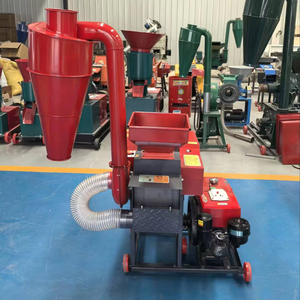 잔디 짚 및 옥수수 줄기 사료 가공용 CE 승인 디젤 왕겨 절단기 및 분쇄기 - Product Image 3