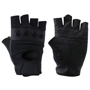 Gants en cuir antidérapants demi-doigt pour l'haltérophilie Fitness Gym cyclisme Yoga musculation entraînement pour la moto - Product Image 6