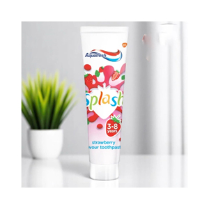 Dentifrice Aquafresh savoureux et efficace 50ml Splash Fraise et Menthe soutient les soins bucco-dentaires quotidiens - Product Image 6