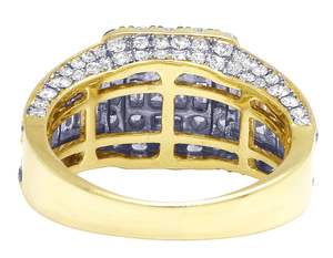 Venta caliente VVS Clarity Moissanite redondo y Baguette Diamante tachonado en S925 anillo de plata para hombres personalizado Iced Out Hip Hop joyería - Product Image 5