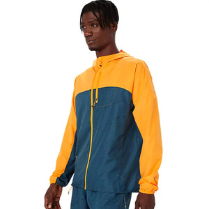 Veste coupe-vent personnalisée unisexe en polyester coupe-vent pliable veste pliable légère avec sac - Product Image 3