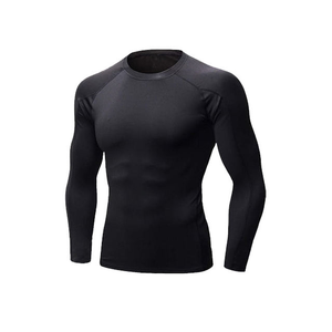 Top deportivo para adultos para surfear, entrenamiento para correr con protección contra sarpullidos y manga corta de rendimiento de secado rápido - Product Image 3