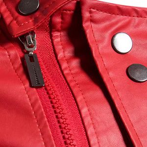 Chaqueta de cuero para hombre con logotipo personalizado, chaquetas de cuero en blanco puro de talla grande para hombre - Product Image 3