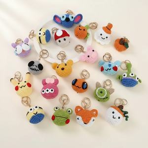 En gros Mignon Tricoté À La Main Creative Porte-clés Mignon Dessin Animé <span class=keywords><strong>Laine</strong></span> Crochet Tissé Pendentif Cadeau Sac Suspendu Pendentif Accessoires - Product Image 1