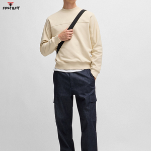 Sweat-shirt d'hiver de qualité supérieure à prix raisonnable, best-seller, en tissu polaire polyester/coton uni teint numérique, logo personnalisé - Product Image 3