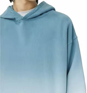 Venta al por mayor personalizado otoño Sudadera con capucha mujer Tie-dye suelta Sudadera con capucha tridimensional letra impresa Sudadera con capucha para hombres - Product Image 3