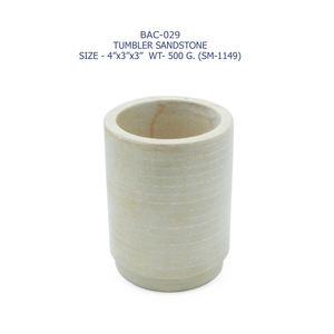 Excelente juego de dispensador de vaso de arenisca, PC de baño redonda para uso doméstico y hotelero, soporte asequible para jabón y cepillo de dientes - Product Image 2