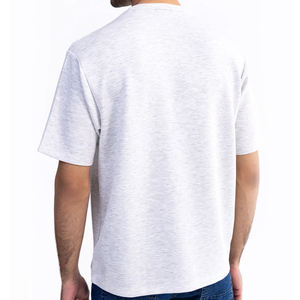 Camiseta 100% algodón para hombre, estilo urbano, personalizada, holgada, estampada, de manga corta y cuello redondo. - Product Image 2