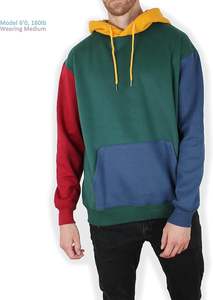 เสื้อมีฮู้ดแขนยาวแบบสวมหัวเสื้อมีฮู้ดแฟชั่นใหม่สำหรับผู้ชายผ้าฝ้าย100% สบายสีสันสดใส100% - Product Image 4