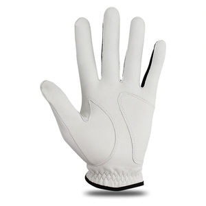 Gants de Golf en peau de mouton respirants hommes main gauche/droite en cuir véritable souple avec granules antidérapants gants de Golf pour hommes Logo personnalisé - Product Image 2