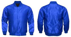Printed Custom Logo Design OEM Satin <b>Jacket</b> Sportswear Bomber varisty <b>Jacket</b> Embroidered <b>Jackets</b> for Men's - Product Image 2