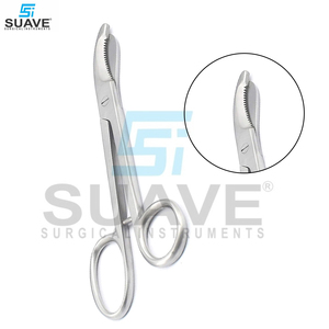 Vente en gros de qualité supérieure Logo personnalisé imprimé Nouvelle arrivée Ciseaux chirurgicaux à bandage en acier inoxydable SUAVE SURGICAL - Product Image 6