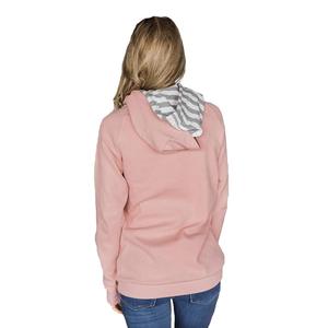 Jersey personalizado de moda de algodón de alta calidad, sudadera en blanco, sudaderas con capucha para mujer, Sudadera con capucha personalizada para mujer - Product Image 3