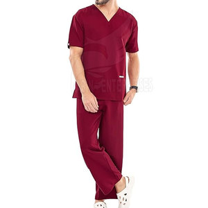 Conjuntos de Uniformes Médicos de Alta Calidad 100% Algodón, Cómodos y Duraderos, Talla XL, Manga Corta, Pantalones, Personalizables, OEM, para Hospitales y Enfermeras - Product Image 5