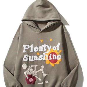 Mujeres Drop-shoulder, sudaderas con capucha para mujer Graphic Drawstring Thermal Lined Hoodie para Street Wear Sudadera con capucha de alta calidad - Product Image 1