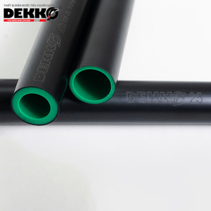 Tuyau UV PPR vert/noir Dekko de haute qualité PN25 20mm X 2.3mm Tube d'eau de garantie écologique non toxique résistant aux UV de 50 ans - Product Image 3