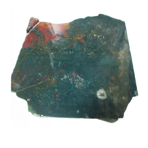 Dalles de pierre naturelle en pierre de sang, dalles de pierre de sang, cristal de guérison, pierre précieuse, décoration murale, panneau mural, décoration intérieure - Product Image 1