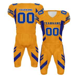 Breathable Easy-Wear American <b>Football</b> Uniform Set Heat-Transfer Printed Team Wear Plus <b>Size</b> 100% Polyester OEM Service - Product Image 2