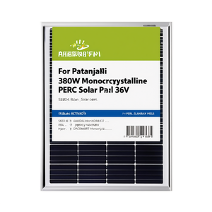 Panneau solaire monocristallin PERC 380W 36V pour Patanjali Renewable - Product Image 2