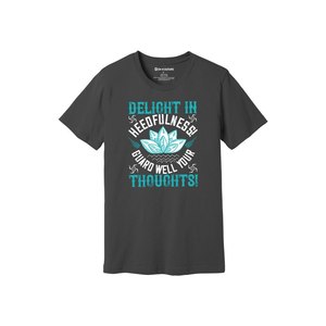 Camiseta informal de algodón 100% con impresión de temas de Buda en 3D, 12 opciones de color, 160-180, colocación de diseño personalizable GSM pesado - Product Image 2