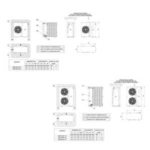Pompe à chaleur air-eau monobloc réversible Mitsubishi MEHP-iB 15 kW A++ R32 pour systèmes de climatisation domestiques, modèle MEHP-IB15V2 - Product Image 3