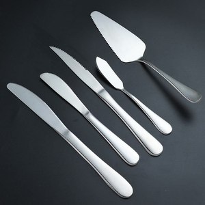 Ensemble de couverts en acier inoxydable sans BPA de couleur argent avec un design royal moderne pour les événements, les fêtes, la restauration par des exportateurs indiens - Product Image 1