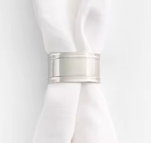 Beaux ronds de serviette en métal pour la décoration de fête d'hôtel et de mariage à la maison pour Noël et autres occasions spéciales - Product Image 6