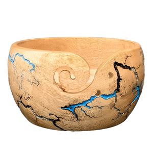 Decorative High Quality Resin Yarn <b>Bowl</b> for <b>Knitting</b> and Crocheting Resin Yarn <b>Bowl</b> Handmade - Product Image 3