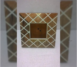 Marco de fotos de resina de madera hecho a mano personalizado al por mayor espécimen de foto de doble estilo para decoración del hogar creativo y elegante - Product Image 5