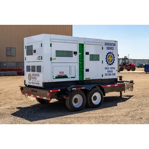 Groupe électrogène diesel industriel d'occasion de 240 kW avec sélecteur de tension et sortie insonorisée - Product Image 2