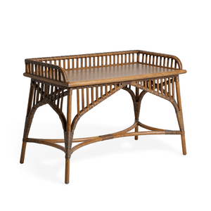 Mesa de consola de mimbre ecológica de estilo rústico, mesa de escritorio, muebles de dormitorio de alta calidad, venta al por mayor de Vietnam - Product Image 3