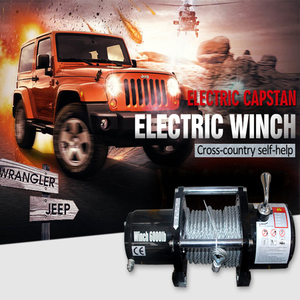 10000 Lb <strong>Electric</strong> <strong>Winch</strong> <strong>12V</strong> ATV Truck Trailer Boat Pound 2 Ton - Product Image 2