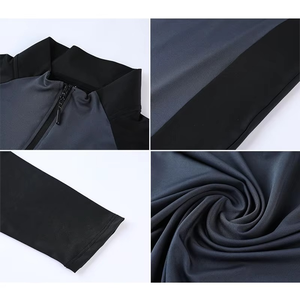 Sudadera de manga larga con cuentas bordadas de secado rápido para hombre, ropa de calle de Fitness, jersey de Golf, ropa deportiva - Product Image 3