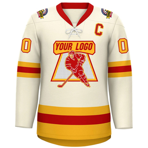 Conjuntos de Pantalones y Camisetas de Hockey sobre Hielo de Primera Calidad, Fabricados en Fábrica, 100% Poliéster, Secado Rápido, Transpirables, Logotipo Personalizado, Precio al por Mayor - Product Image 6