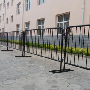 Galvanized Steel Barrier Factory Promotion Hot <b>Dipped</b> Galvanized Metal Steel Traffic Crowd Control Barrier - Product Image 1