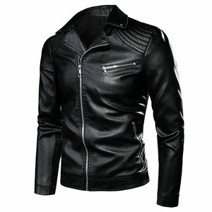 ABRA SPORTS Chaqueta Acolchada de Cuero PU de Alta Calidad para Hombre, Estilo Moderno con Cuello Alto y Cremallera, Estilo Urbano, Venta al Por Mayor - Product Image 5