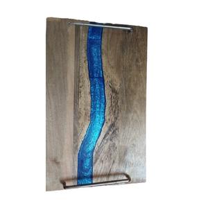 Hot Sale Resin & <b>Wooden</b> Food Serving <b>Tray</b> for Manufacture Wholesale High Quality Salad Serving <b>Tray</b> for Restaurant - Product Image 1