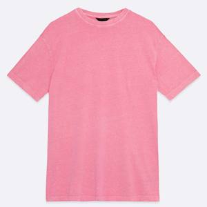 Transpirable diseño personalizado camiseta en blanco Unisex mujeres hombres Vintage manga larga desgastado lavado ácido de gran tamaño Boxy Fit camiseta - Product Image 2