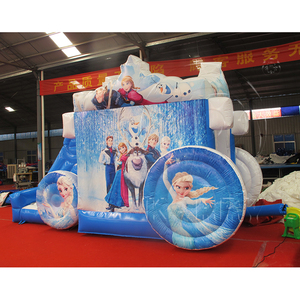 Castillo Inflable Comercial con Tobogán, Temática de Princesa, Brincolín Inflable para Fiestas Infantiles, Casa de Brinco Interior y Exterior - Product Image 1